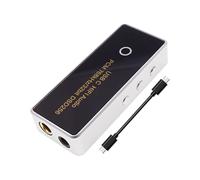 Uqezagpa HIFI USB Decoding Box Headphone Amplifier Double CS43198 Chip and 3.5mm 4.4mm Output for Smartphones and Studio Use Headphone Impedance Link