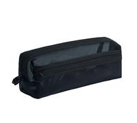 Uqezagpa High Capacity Pencil Case 2 Compartment Pencil Pouches Clear Bag Portable Organiser Travel Makeup Bag Case