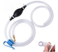 Uqezagpa High Flows Siphon Hand Pumps Oil Transfer Tool with Hose Portable for Petrol Manual for Cars