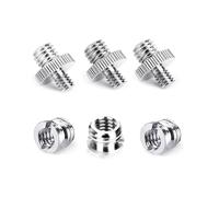 Uqezagpa High Precise Thread Design Camera Mounting 1/4in to 3/8in Male Screw Adapter for Quick Release Plate Stability