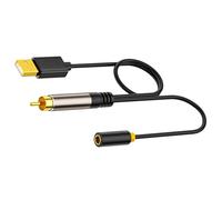 Uqezagpa High Resolution SPDIF To 3.5mm Adapter Cable For Home Theater Sound Systems For Gaming Consoles Smartphones Converters