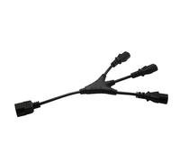 Uqezagpa IEC320 C14 Male to 3xC13 Female Power Cable Efficient Power Management Cable 3 Devices to Single