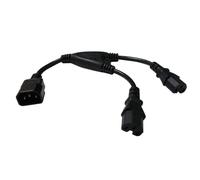 Uqezagpa IEC320 C14 to 2xC15 Power Cord Efficient & Power Distribution for Power PDUs Server