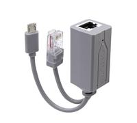 Uqezagpa IEEE802.3af USB Active Splitter Converts 48V to 5V USB Power Supply with RJ45 Port for IPCameras Plugs &