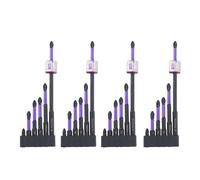 Uqezagpa Impacts Bit Set Magnetic High Strength Wear Resistant Screwdriver Bit for Heavy Duty Tasks with Enhanceds Screw