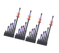 Uqezagpa Impacts Bit Set Magnetic High Strength Wear Resistant Screwdriver Bit for Heavy Duty Tasks with Enhanceds Screw