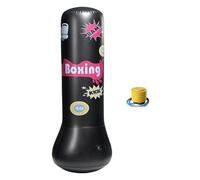 Uqezagpa Inflatable Boxing Bag Fight Sport Kids Fight Pressure Boxing Column Sandbag Children Punching Kicking Toy Easy Use Kids Punching Bags Boys