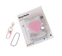 Uqezagpa Inspire 2inch Clear Card Display Book 32 Photo Capacity PVC Materials For Fan Student Portable Card Handbook