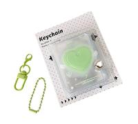 Uqezagpa Inspire 2inch Clear Card Display Book 32 Photo Capacity PVC Materials For Fan Student Portable Card Handbook