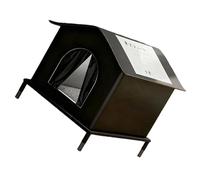 Uqezagpa Insulated Petss Shelter for Outdoor Animals Elevated Base Oxford Fabric Winter Protections and Daily Life Outdoor Stray Pets Shelter