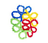 Uqezagpa Integrations Dynamic Movement Exercise Bands Elastic Fleece Cooperative Stretchy Portable Teamworks Exercise Elastic Fleece Cooperative Stretchy Bands For Group Activity