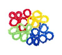 Uqezagpa Integrations Dynamic Movement Exercise Bands Elastic Fleece Cooperative Stretchy Portable Teamworks Exercise Elastic Fleece Cooperative Stretchy Bands For Group Activity