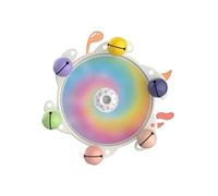 Uqezagpa Interactively Bird Training Rotating Wheel Designed with Bites Resistant and Motion Activated Sound Effect Interactively Bird Chewer