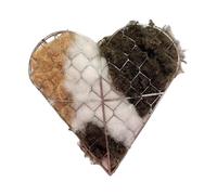 Uqezagpa Iron Bird House Patio Rustproof Pet Friendly Design Ensuring Security Unique Bird Nest Sculpture