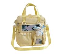 Uqezagpa Itabag Backpack Purse Clear Shoulder Bag Transparent School Bag Daypack 3 Way Large Capacity Backpack For Women Girls Crossbody Messenger Shoulder