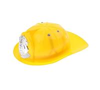 Uqezagpa Kids Firefighter Hat Children's Fireman Helmet Costume Accessory Fighter Hard Hat Fireman Party Helmet Firefighter Costume Halloween