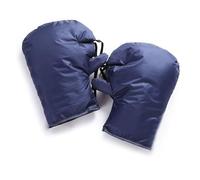 Uqezagpa Kids Winter Electric Motorcycle Gloves Warm Mittens Thickened Handlebar Windproof Waterproof Scooter Handmuff Soft Lamb Hair