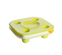 Uqezagpa Kitten Multifuction Food Plate for Cat Track Two-in-One Toy Interactive Pet Food Container&Amusement