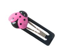 Uqezagpa Ladybirds Shape Hairpin Elegant Hair Clip Adjustable Barrettes Sweet Hairpin for Office and Home