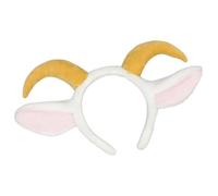 Uqezagpa Lamb Hairbands Festive Photo Props Sheep Horn Headbands Party Headpiece Fun Headbands For Music Festivals Animal Hairband