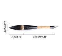 Uqezagpa Large Chinese Calligraphy Brushes Bear Weasel Woolen Mixed Hair Writing Painting Brush Regular Script Practice