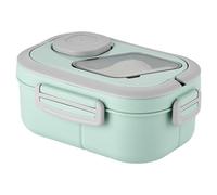 Uqezagpa Leakproofs Boxes with Compartment Lunch Container Food Storage Boxes Meal Preparation Lunch Container Easy to Clean Lunches Temperature Resistance Food