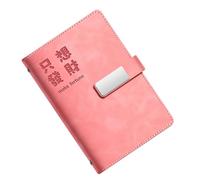 Uqezagpa Leather Budget Planner with 90 Page Budget Sheet 6 Rings Binder Covers Refillable Money Organiser Notebook