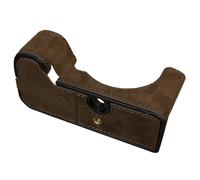 Uqezagpa Leather Camera Case for ILCE 7c2 Camera with Easy Access Solid Protections Camera Holder Bag