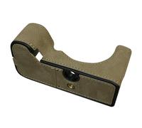 Uqezagpa Leather Camera Case for ILCE 7c2 Camera with Easy Access Solid Protections Camera Holder Bag