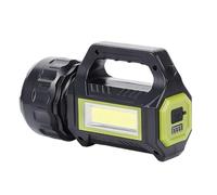 Uqezagpa LED Handheld Flashlight Bright USB Rechargeable Battery Emergencies Flashlight Power for Outdoor Emergencies LED