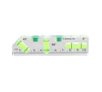 Uqezagpa Levels Tool with 90°/180° Levels Bubble Strong Magnetic Base Pocket Acrylic Check Bubble Levels Tool