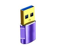 Uqezagpa Lightweight USB3.0 Male to Type C Female Adapter Converters 5V2A Fast Charging and 5Gbps Data