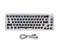 Uqezagpa LK67/KF068 Hot Swappable Mechanical Keyboard Kits Single Modes 3/5Pin Switches Knob