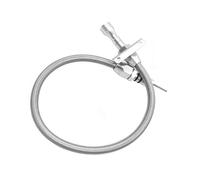 Uqezagpa Long Lasting Vehicle Resistant Transmission Fluid Dipstick for TH350 Heavy Duty Stainless Construction Fluid Measurement Tool， Dipstick Flexible Braided Cable