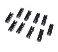Uqezagpa LR6 AA Battery Holder Case AA Battery Box 1 10 Slots for Electronics Toy and LED Lights,
