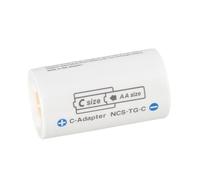 Uqezagpa LR6 AA to C LR14 Size Battery Adapter Converter Case Sleeve for LR6 to LR14 Cell Conversion Battery
