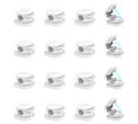 Uqezagpa Magnetic Cable Management Clip Desk Cord Organizers Adhesive Wire Holder for Nightstands