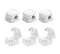 Uqezagpa Magnetic Mouse Wire Organizers Desktop Cable Clip Protectors Cord Winder Self-Adhesive USB Charging Line