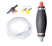 Uqezagpa Manual Siphon Hand Pumps For Petrol Fish Tanks High Flows Oil Transfer Pumps With Hose Portable Thickened Hose Manual Oil