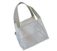 Uqezagpa Meshes Toiletry Bag Travel Organiser Transparency Ventilated Large Capacity Portable Cosmetic Storage Bag for Gym