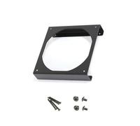 Uqezagpa Metal Computer Fan Risers 12cm Bracket 25mm Elevations for Efficient Heat Dissipation in Desktop Galvanized Steel Stand