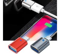 Uqezagpa Metal USB Ctype Female to USB3.0 Male Adapter 5Gbps Data Converters Adapter for Phone