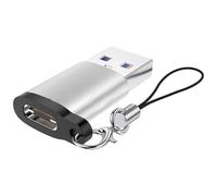 Uqezagpa Metal USB Ctype Female to USB3.0 Male Adapters 5Gbps Data Converters Charging Adapters for Phone