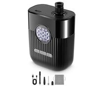 Uqezagpa Miniature Bikes Electric Pumps High Pressures Airs Compressors with Battery Indicators for Bikes Tire Cycling Accessory Cycling Airs Pumps