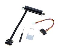 Uqezagpa MiniPCIe To PCIE 1X 4XX 8X 16X Adapter Cable 270 Degree Risers For Graphics Card Extension PCIE Extension Wire
