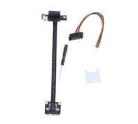 Uqezagpa MiniPCIe To PCIE 1X 4XX 8X 16X Adapter Cable 270 Degree Risers For Graphics Card Extension PCIE Extension Wire