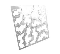 Uqezagpa Model Stencil Board Sprays Plate for Kits Hollowed Sprays Plate Digital Camouflage for Various Board