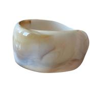 Uqezagpa Modern Acrylic Bangle Bracelets Wide Geometric Bangle Everyday Wear Bangles Acrylic Texture For Daily Party