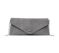 Uqezagpa Modern Miniature Shoulder Bag PU Leather Phone Holder With Chain Strap Crossbody Purse Compact Handbag For Shopping Trip Simple Design Small Crossbody Bag
