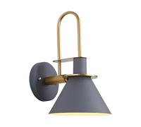 Uqezagpa Modern Wall Sconce Iron Construction Simple Installation Bedside Lighting Solution Hotel Cafe Living Space Decorating Modern Bedroom Wall Light